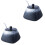 2Pcs Simple Ceramic Sugar Bowl Salt Pot Pepper Storage Jar For Kitchen 4