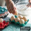 2Pcs Ceramic Egg Holder Refrigerator Storage Box 8