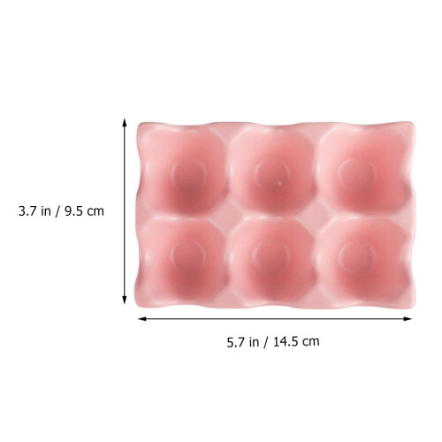2Pcs Ceramic Egg Holder Refrigerator Storage Box 1