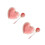 2Pcs Ceramic Heart Bowl And Spoon Set With Strawberry Pattern 5