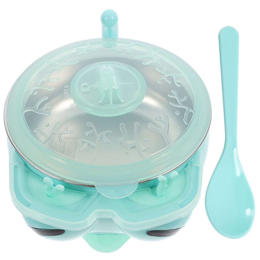 1Pc Baby Suction Bowl Stainless Steel Insulated Feeding Bowl Ohphcall