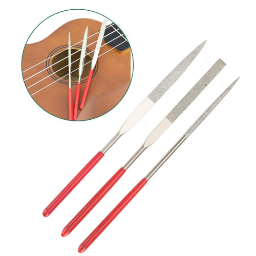 One Set Guitar Repair Cleaning Tools With String Organizer Ruler Gauge 2
