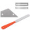 One Set Guitar Repair Cleaning Tools With String Organizer Ruler Gauge 6