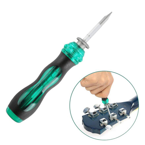 One Set Guitar Repair Cleaning Tools With String Organizer Ruler Gauge 1