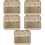 5Pcs Stainless Steel Rectangular Seasoning Plate With Compartments 9