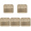 5Pcs Stainless Steel Rectangular Seasoning Plate With Compartments 4