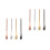8 Pcs Long Handle Stainless Steel Coffee Stirring Spoons 4