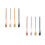 8 Pcs Long Handle Stainless Steel Coffee Stirring Spoons 9