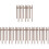 20 Sets Elegant Clock Hands Wear-Resistant Replacement Parts 4