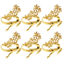 18 Pcs Christmas Reindeer Napkin Rings For Dinner Banquet