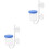 2Pcs Fish Tank Aquarium Bubbler Diffuser Supply 5