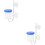 2Pcs Fish Tank Aquarium Bubbler Diffuser Supply 8