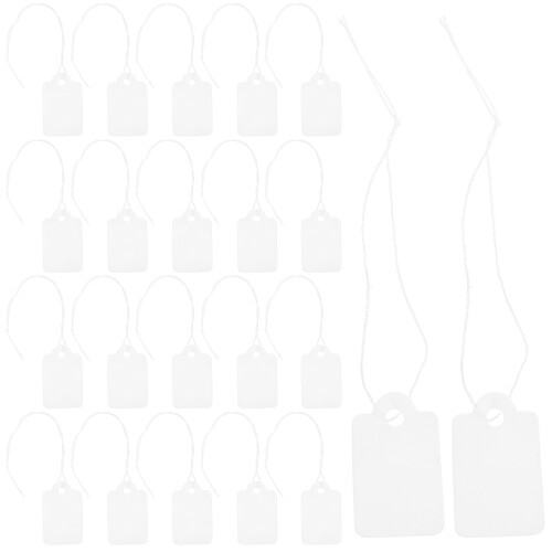 360 Pcs Jewelry Display Tags With Hanging String Writable Labels 2