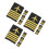 6 Pairs Pilot Uniform Epaulets With Stripes For Cosplay Performance 9