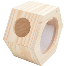 4Pcs Wooden Hamster Castle House For Rats And Hamsters Multiple Rooms
