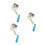 3Pcs Iron Badminton Volleyball Stringing Tool With Hand Crank 6
