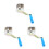 3Pcs Iron Badminton Volleyball Stringing Tool With Hand Crank 9