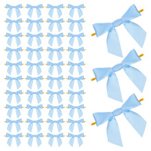 500 Pcs Twist Tie Bows For Gift Wrapping Craft Party Decorations