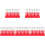 50Pcs Red Scratcher Tools with Keychain 4