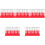50Pcs Red Scratcher Tools with Keychain 5