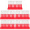 50Pcs Red Scratcher Tools with Keychain 8