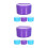 8 Pcs Denture Case Portable Leak-Proof Retainer Holder With Filter Basket 8