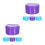 8 Pcs Denture Case Portable Leak-Proof Retainer Holder With Filter Basket 10