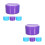 8 Pcs Denture Case Portable Leak-Proof Retainer Holder With Filter Basket 4