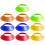 30 Pcs Portable Soccer Cones Multi-Function Agility Training Cones 3