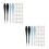 2 Sets Sketch Drawing Tools Set With Blending Stumps And Sponge Wipers 5