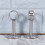 4 Pcs Round Stainless Steel Closet Pole Socket Bracket For 25Mm Rod 10