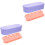 2Pcs Makeup Brush Cleaner Box Storage Holder For Home 5