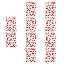 50St Organza Lint Zakjes Hart Valentijn Cadeau