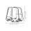 2Pcs Flush Mount Fire Sprinkler Head Protector Iron Wire Cage Cover 2