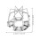 2Pcs Flush Mount Fire Sprinkler Head Protector Iron Wire Cage Cover 3