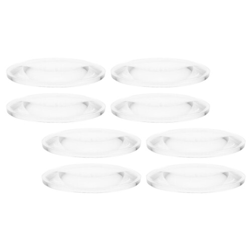 8Pcs Double Convex Lens For Science Experiment And Physics Teaching