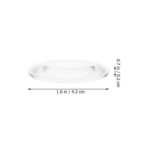 8Pcs Double Convex Lens For Science Experiment And Physics Teaching 1