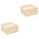 8 Pcs Wooden Nested Blocks Trays Square Puzzle Storage 10