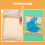 8 Pcs Wooden Nested Blocks Trays Square Puzzle Storage 5
