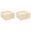 8 Pcs Wooden Nested Blocks Trays Square Puzzle Storage 9
