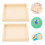 8 Pcs Wooden Nested Blocks Trays Square Puzzle Storage 7