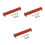3Pcs Vintage Handle Strap For Guitar Amp Speaker Light Brown 6