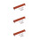 3Pcs Vintage Handle Strap For Guitar Amp Speaker Light Brown 9