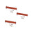 3Pcs Vintage Handle Strap For Guitar Amp Speaker Light Brown 5