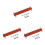 3Pcs Vintage Handle Strap For Guitar Amp Speaker Light Brown 10