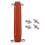 3Pcs Vintage Handle Strap For Guitar Amp Speaker Light Brown 2
