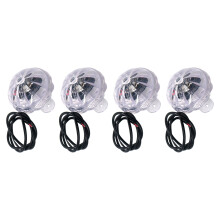 4pcs Light Colorful Tail Light Waterproof Motorcycle Light