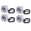 4pcs Light Colorful Tail Light Waterproof Motorcycle Light 8