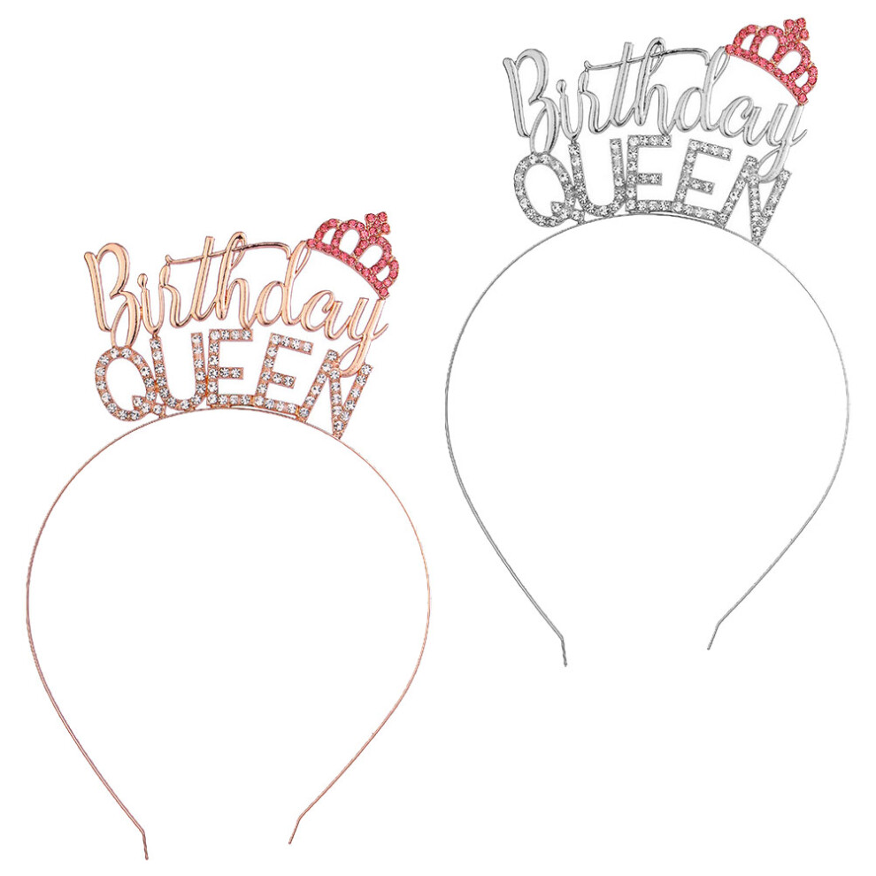 4 Pcs Crown Head Tiara Hair Jewelry For Birthday Party Gift-image-OPC-PKX77WB-NEW