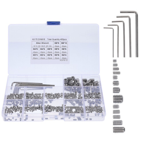 1 set replacement hex screw assortment for bathroom fixtures 2